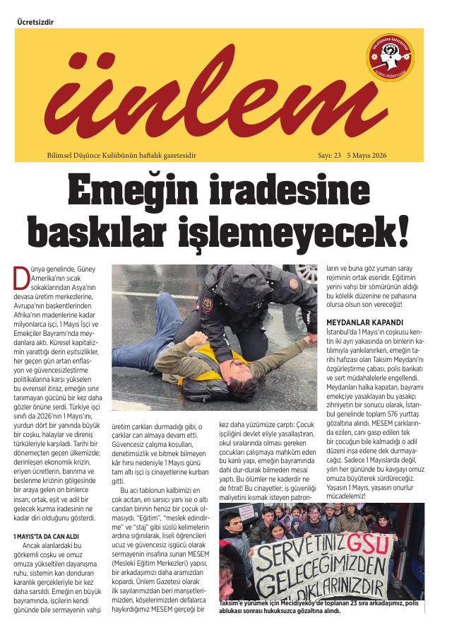 Sayı 23 kapağı