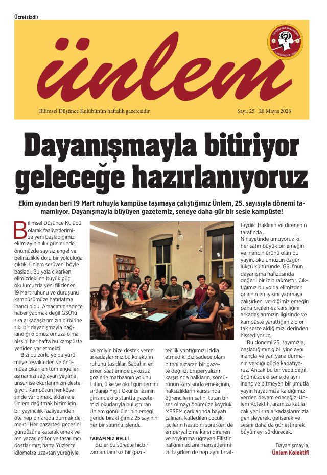 Sayı 25 kapağı