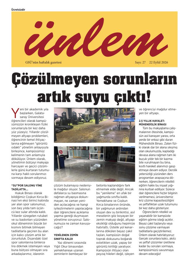 Sayı 27 kapağı