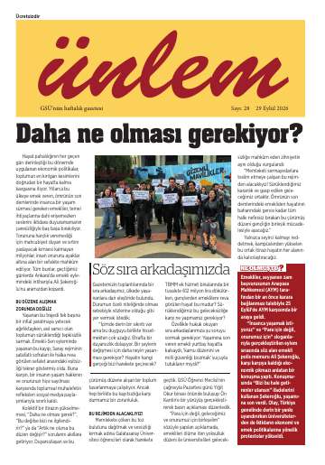 Sayı 28 kapağı