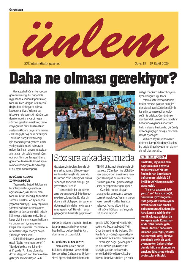 Sayı 28 kapağı