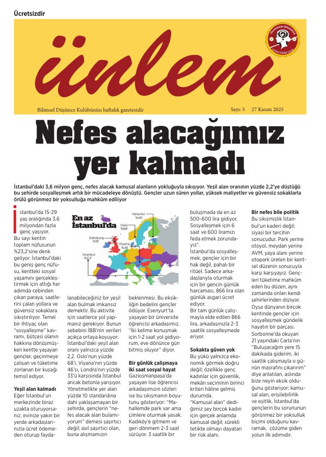 Sayı 5 kapağı