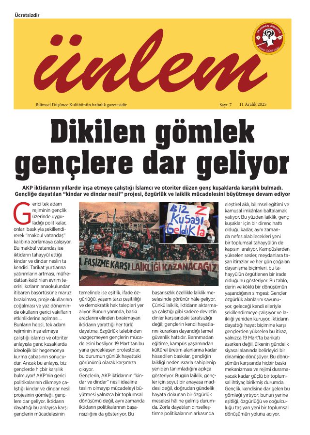 Sayı 7 kapağı